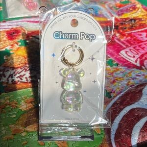 Iridescent Bear Keychain